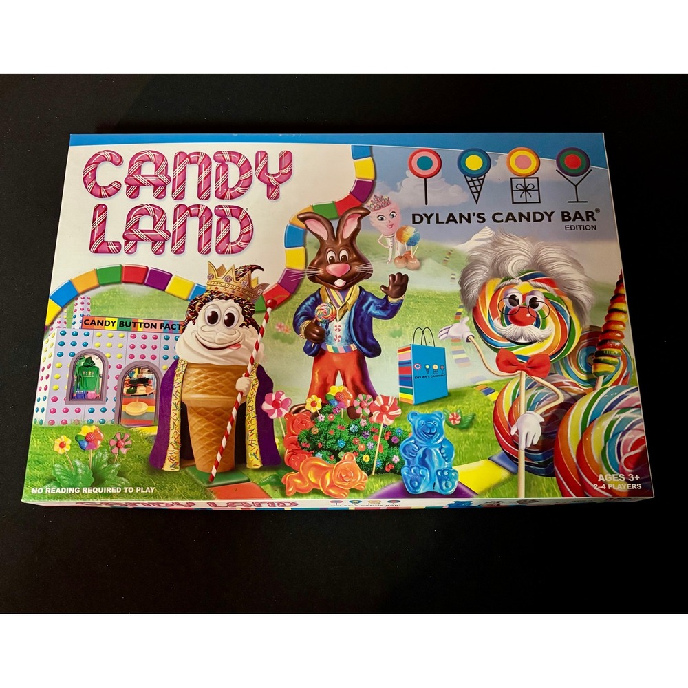 RARE Candy Land Dylan's Candy Bar Edition Board Game 2009 COMPLETE Excellent HTF